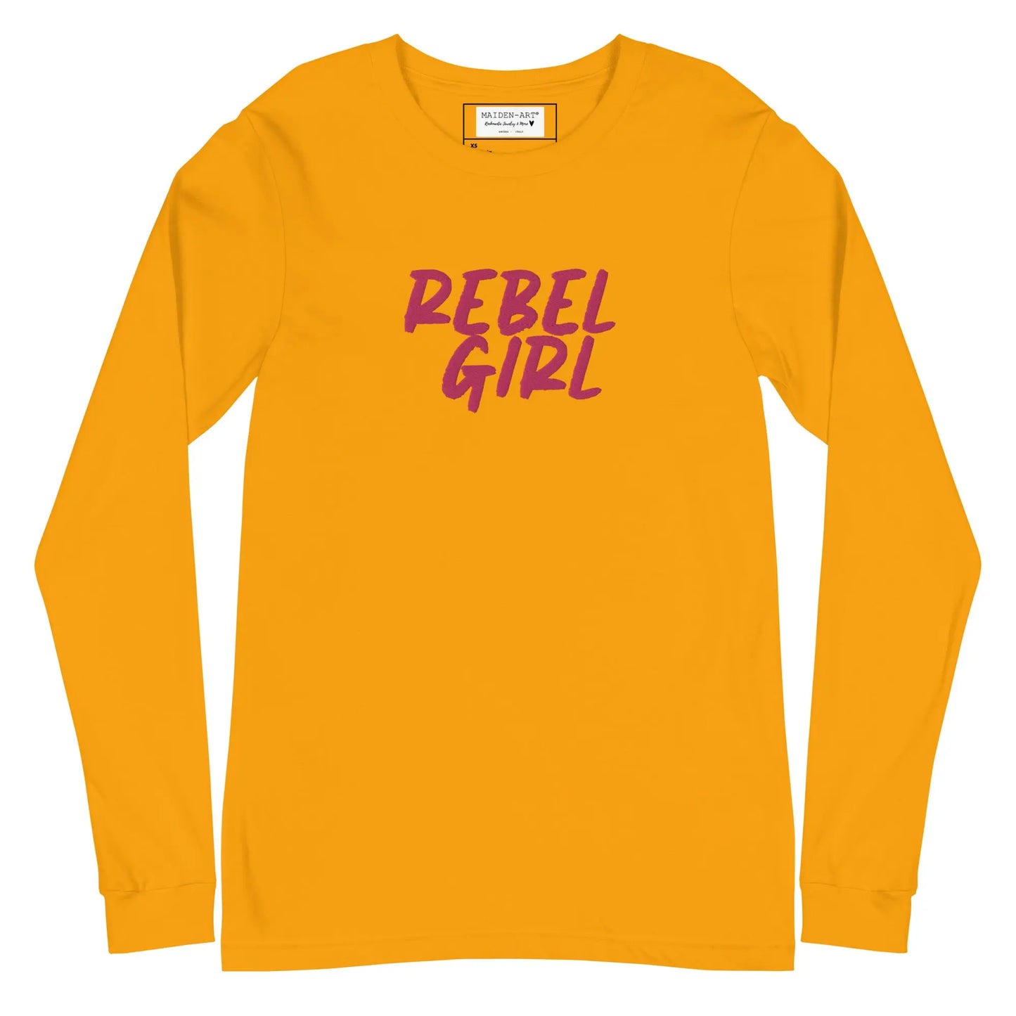 Rebel Girl Unisex Long Sleeve Tee with EMBROIDERY