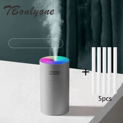 270ML Air Humidifier Ultrasonic Essential Oil Diffuser Car Mini Aromatherapy Humidifier