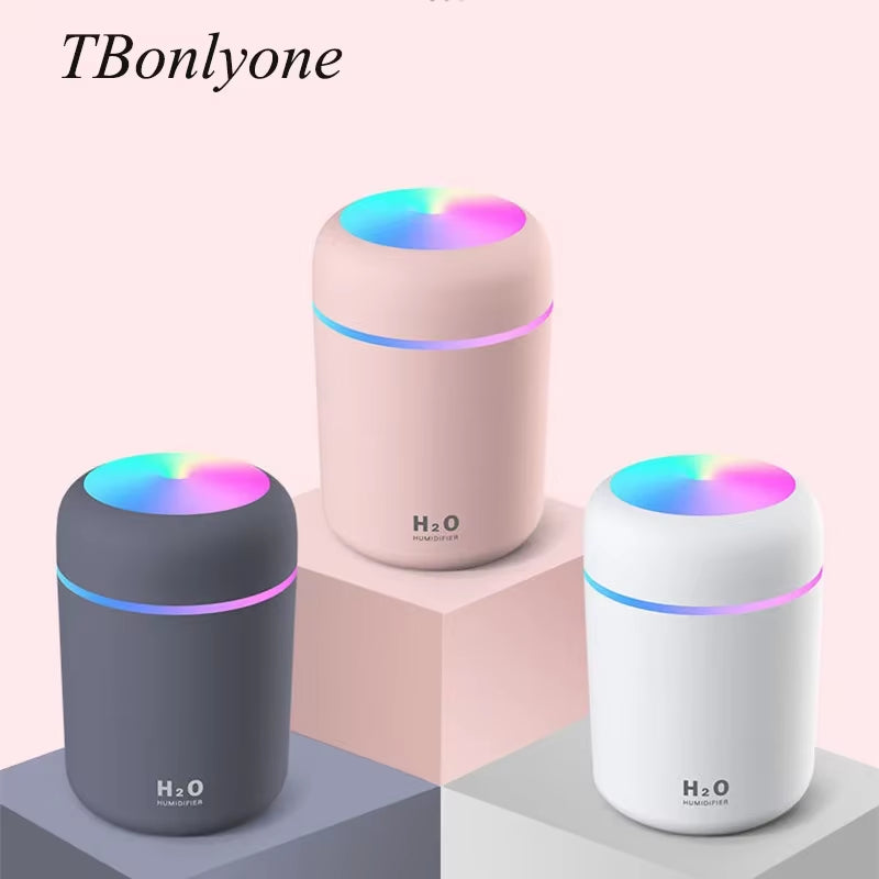 270ML Air Humidifier Ultrasonic Essential Oil Diffuser Car Mini Aromatherapy Humidifier