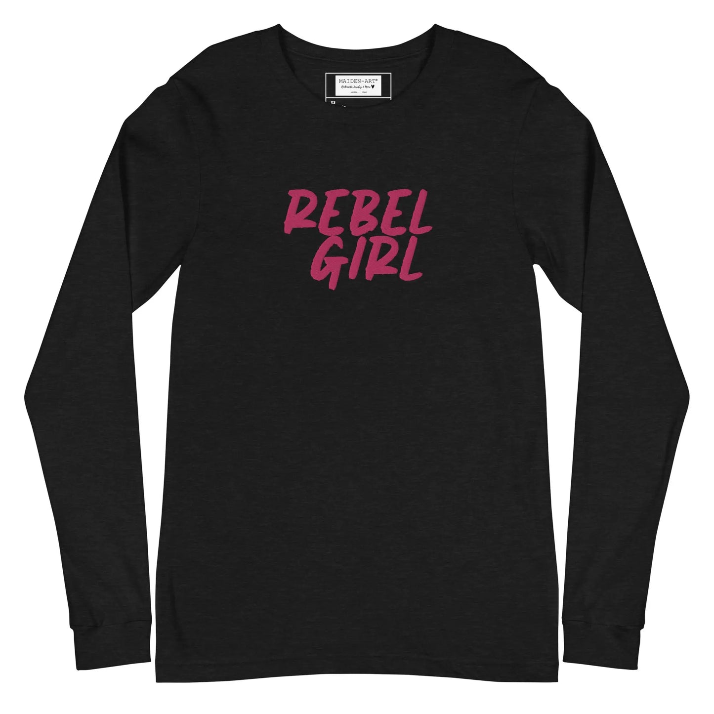 Rebel Girl Unisex Long Sleeve Tee with EMBROIDERY