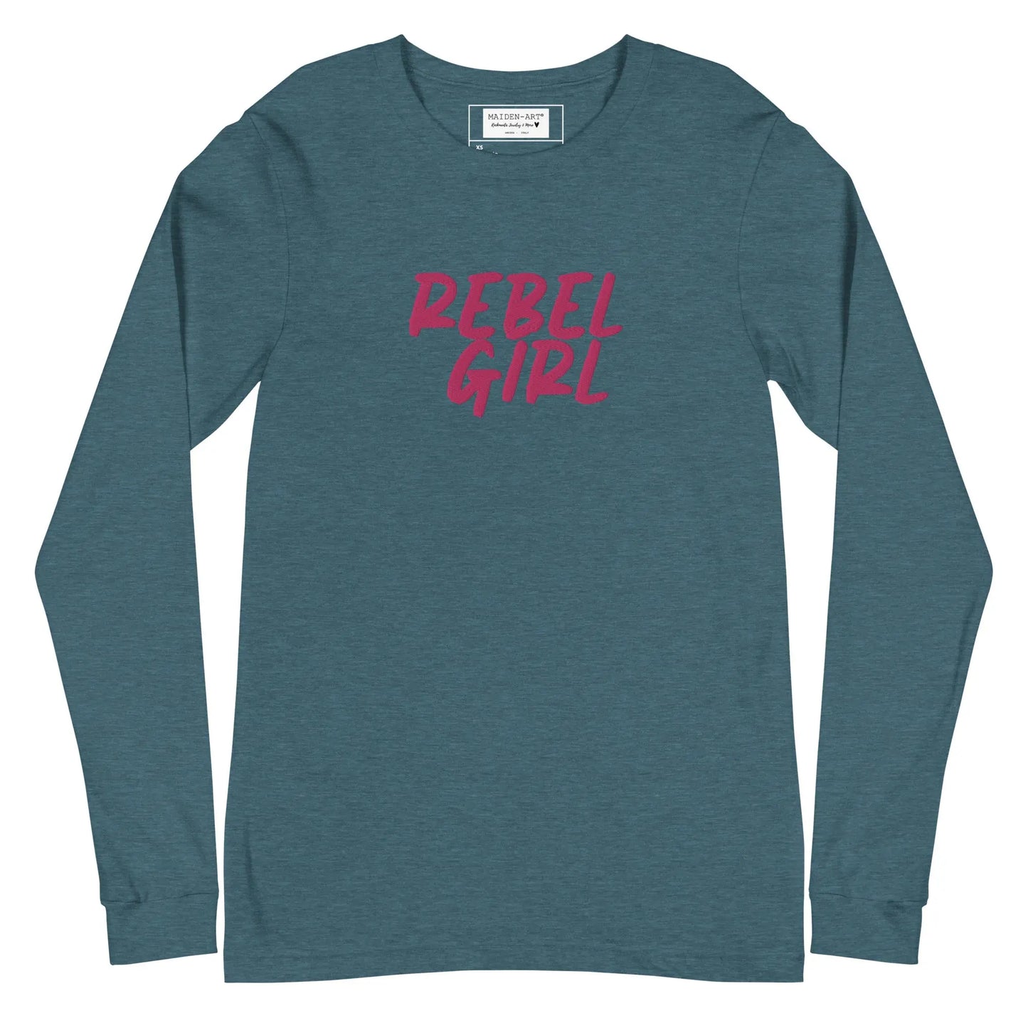 Rebel Girl Unisex Long Sleeve Tee with EMBROIDERY