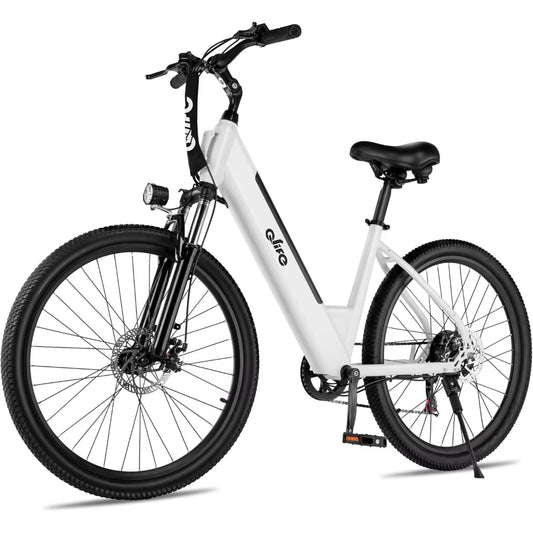 Cityone Electric Bike for Adults 26" Step-Through 22MPH Ebike with 2.1" Tire,Ul2849 Certified Built-In Removable Battery